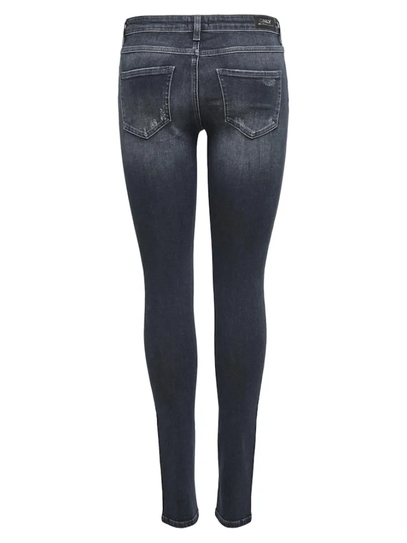 Only Jeans*ONLCARMEN LIFE REG SKINNY BB REA282A blue black denim