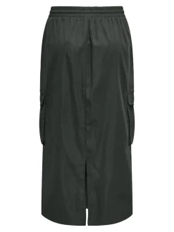 Only Röcke*ONLCASHI CARGO LONG SKIRT WVN NOOS raven