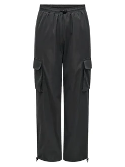 Only Hosen*ONLCASHI CARGO PANT WVN NOOS raven