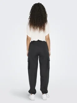 Only Hosen*ONLCASHI CARGO PANT WVN NOOS raven