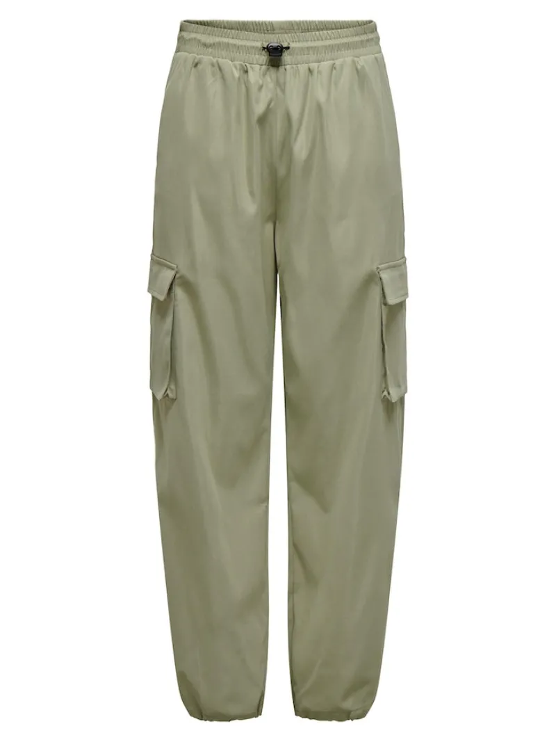 Only Hosen*ONLCASHI CARGO PANT WVN NOOS Silver Sage