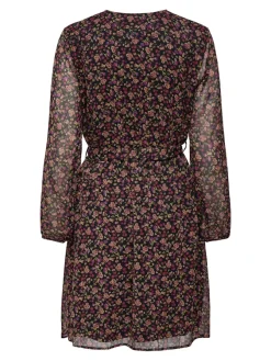 Only Kleider*ONLCERA LIFE 3/4 SHORT DRESS WVN NOOS black8