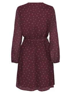 Only Kleider*ONLCERA LIFE 3/4 SHORT DRESS WVN NOOS windsor wine