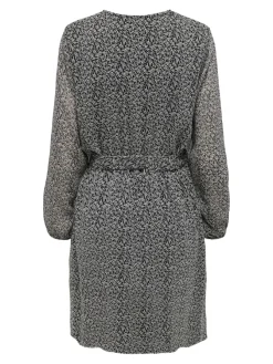 Only Kleider*ONLCERA LIFE 3/4 SHORT DRESS WVN NOOS black 10