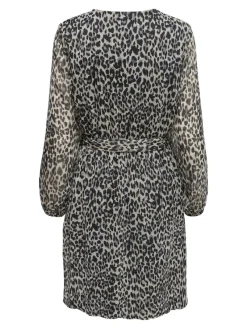 Only Kleider*ONLCERA LIFE 3/4 SHORT DRESS WVN NOOS pumice stone