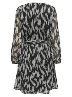 Only Kleider*ONLCERA LIFE 3/4 SHORT DRESS WVN NOOS black10