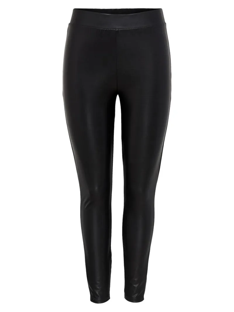 Only Hosen*ONLCOOL COATED LEGGING NOOS JRS Black