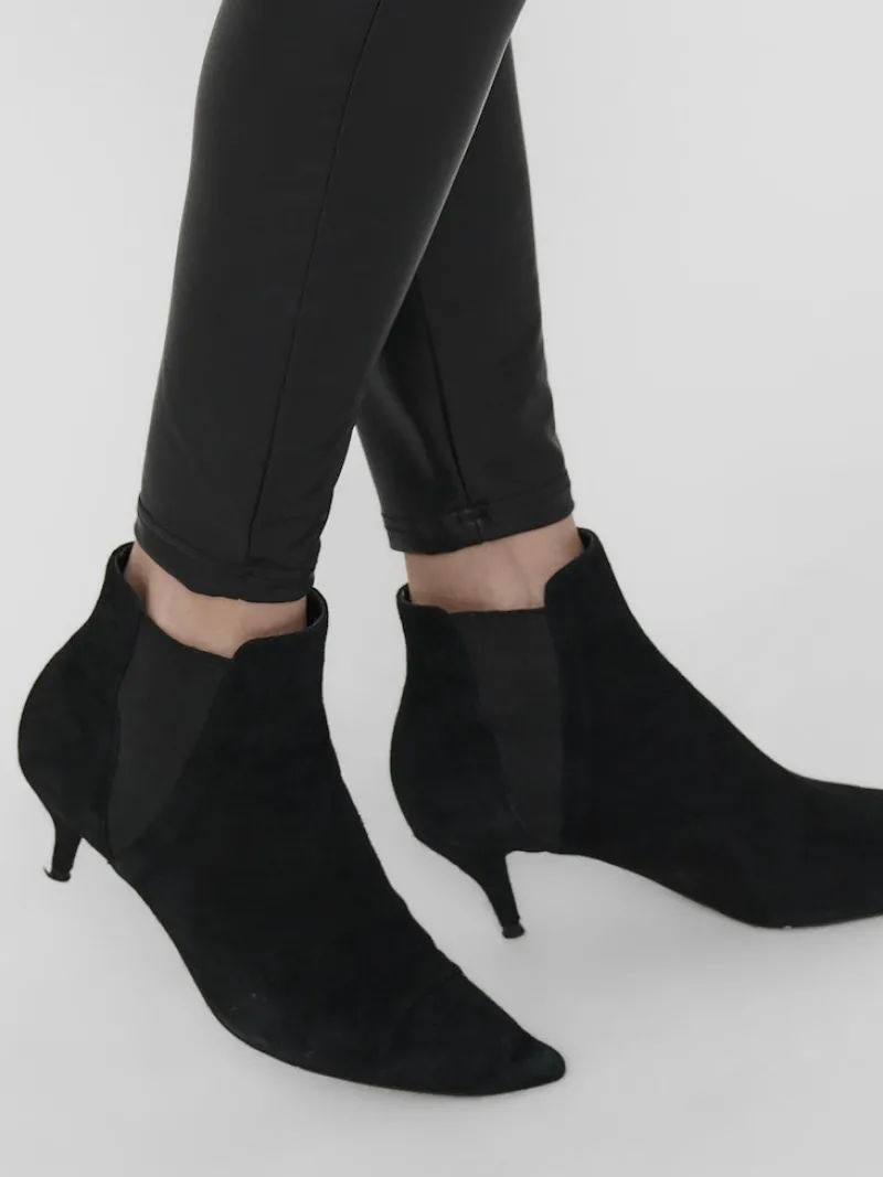 Only Hosen*ONLCOOL COATED LEGGING NOOS JRS Black