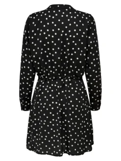 Only Kleider*ONLCORY LIFE L/S V-NECK TUNIC WVN NOOS Black