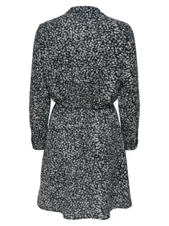 Only Kleider*ONLCORY LIFE L/S V-NECK TUNIC WVN NOOS Black