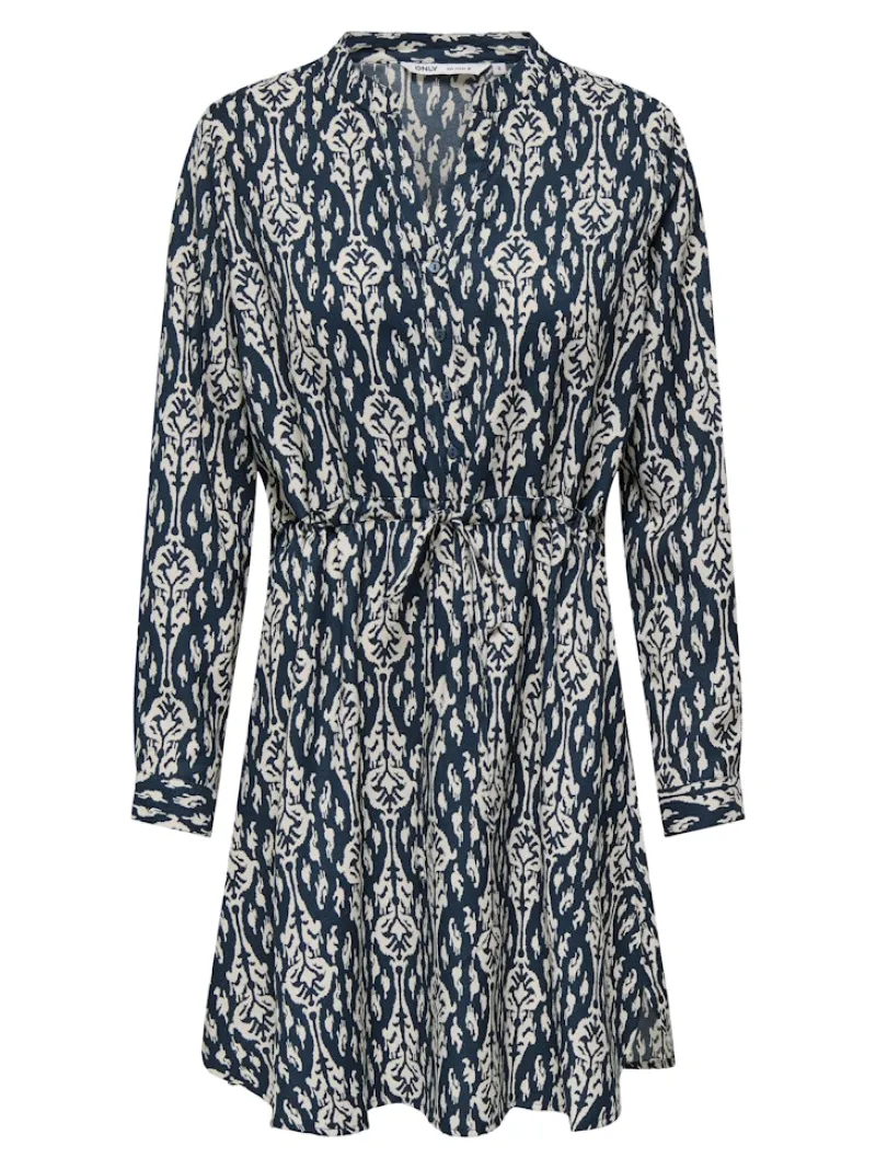 Only Kleider*ONLCORY LIFE L/S V-NECK TUNIC WVN NOOS Total Eclipse