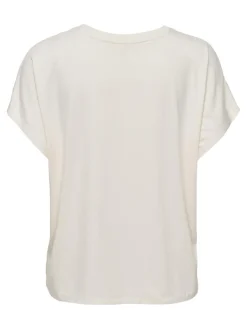 Only Shirts*-ONLDINA S/S TOP JRS Cream Pink