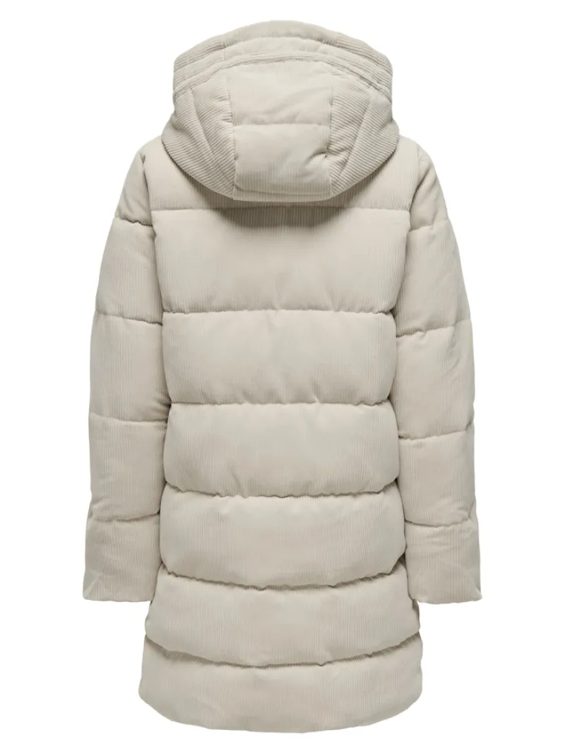 Only Jacken*ONLDOLLY LONG CORDUROY PUFFER OTW moonstruck