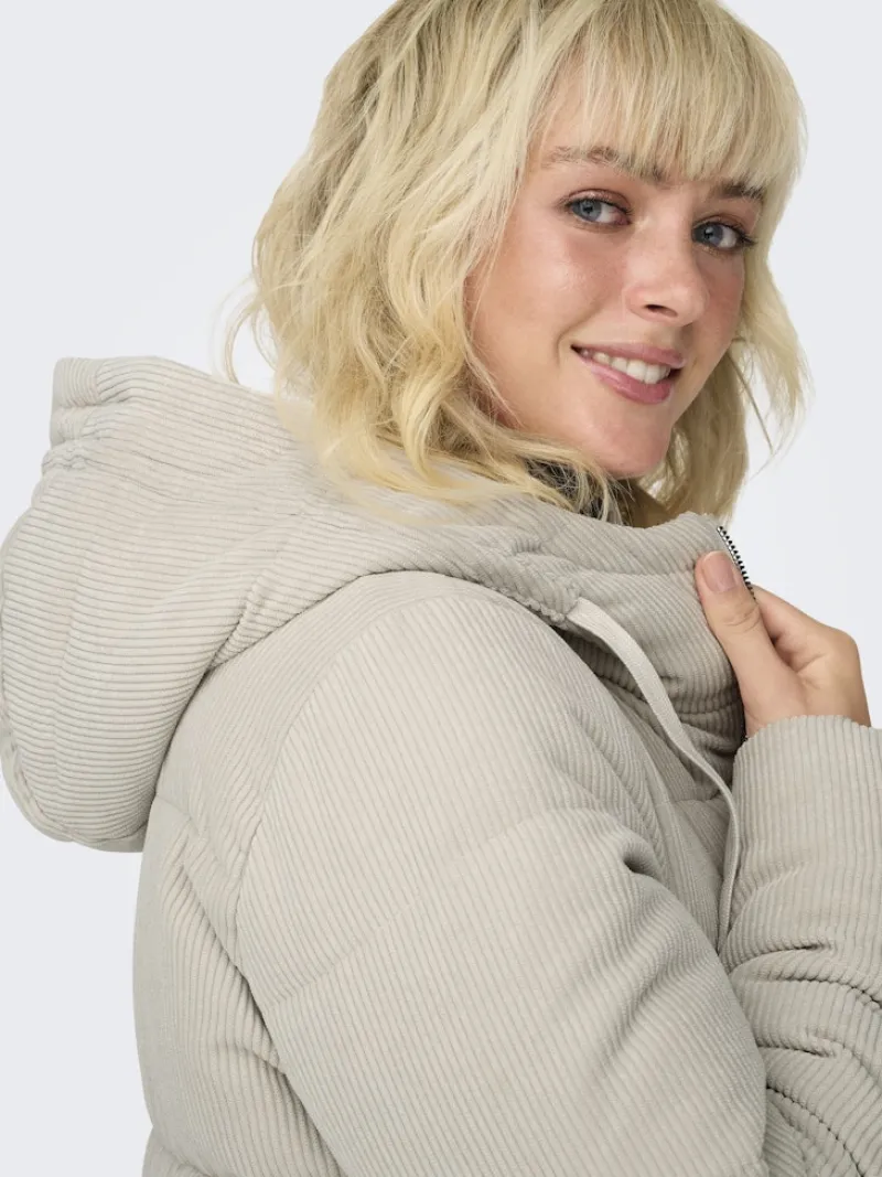 Only Jacken*ONLDOLLY LONG CORDUROY PUFFER OTW moonstruck