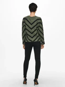 Only Pullover & Sweatshirts*ONLELIZA L/S PULLOVER KNT NOOS lizard