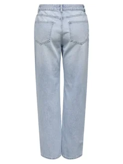 Only Jeans*ONLELLA MW STRAIGHT TAI518 DNM NOOS Light Blue Denim
