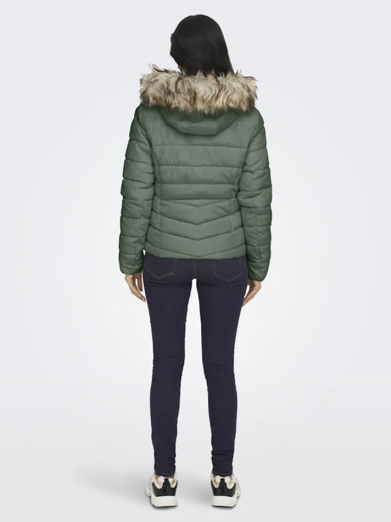 Only Jacken*ONLELLAN QUILT HOOD JACKET LIFE OTW sea spray