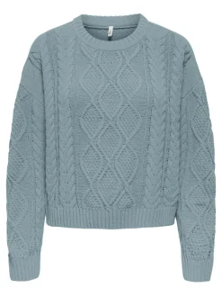 Only Pullover & Sweatshirts*ONLELLY LIFE LS CABLE O-NECK CC KNT arona