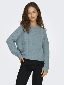 Only Pullover & Sweatshirts*ONLELLY LIFE LS CABLE O-NECK CC KNT arona