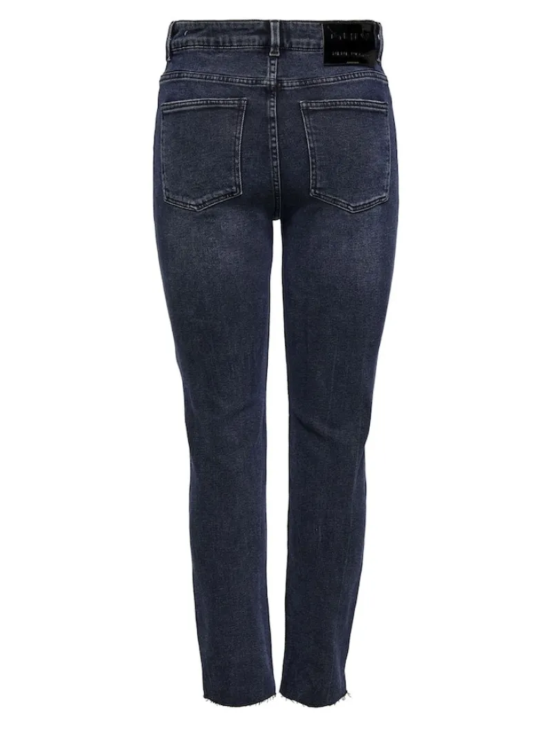 Only Jeans*ONLEMILY HW ST RW CR AK MAE546 NOOS blue black denim