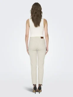 Only Jeans*ONLEMILY HW ST RW CRPANK DNM COL NOOS ecru