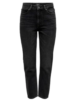 Only Jeans*ONLEMILY HW STR ANK DNM NAS997 NOOS Black Denim