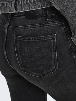 Only Jeans*ONLEMILY HW STR ANK DNM NAS997 NOOS Black Denim