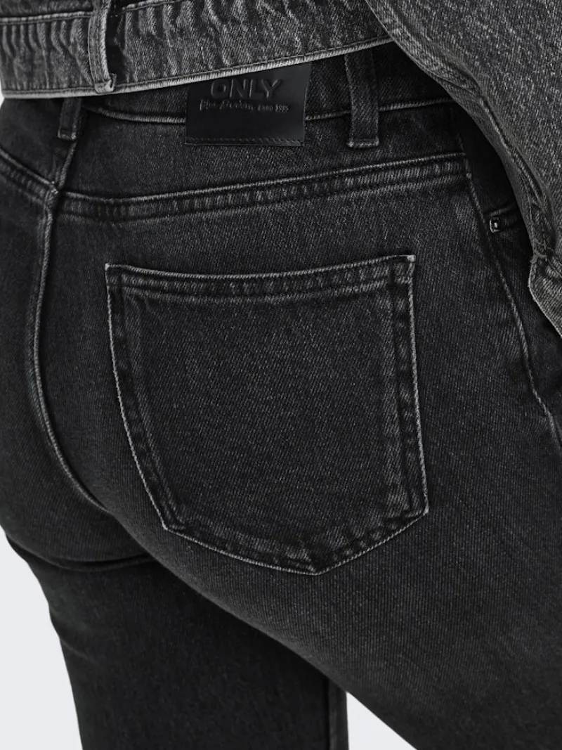 Only Jeans*ONLEMILY HW STR ANK DNM NAS997 NOOS Black Denim