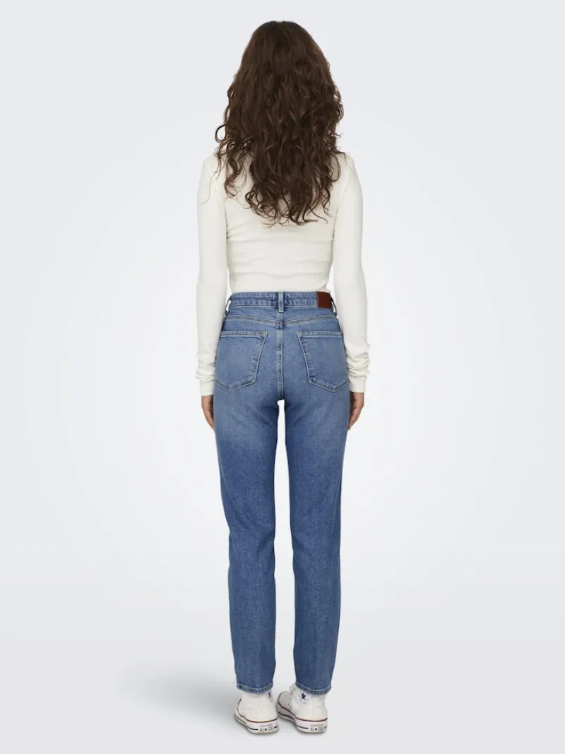 Only Jeans*ONLEMILY STRETCH HW ST AK DNM CRO571NOOS Medium Blue Denim