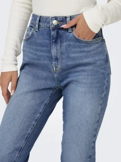 Only Jeans*ONLEMILY STRETCH HW ST AK DNM CRO571NOOS Medium Blue Denim