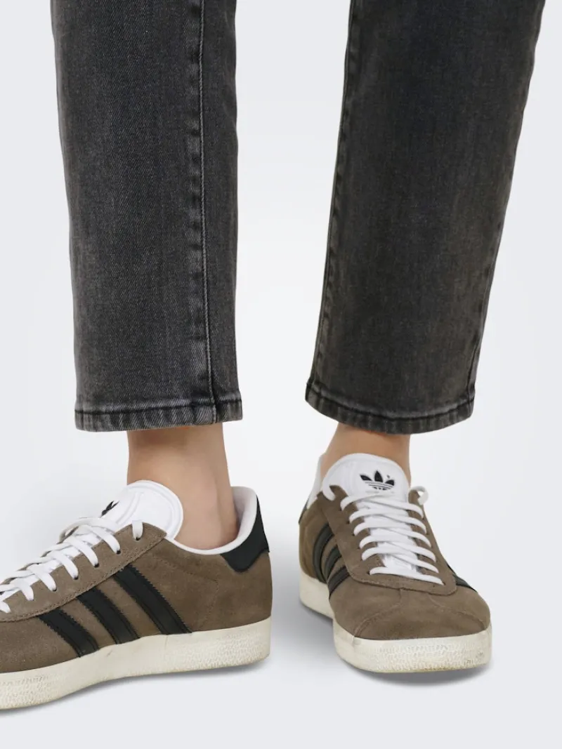 Only Jeans*ONLEMILY STRETCH HW ST ANK CRO614 NOOS Dark Grey Denim