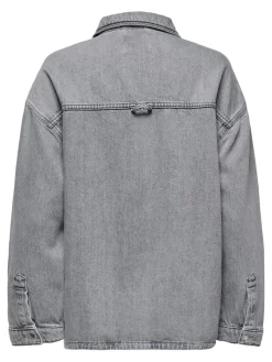 Only Jacken*ONLEMMIE L/S SHIRT GREY DNM AZG NOOS Medium Grey Denim