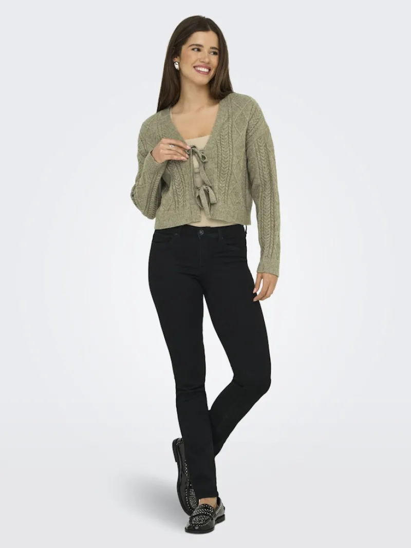 Only Pullover & Sweatshirts*ONLFIA LS STRING CARDIGAN KNT NOOS CUB