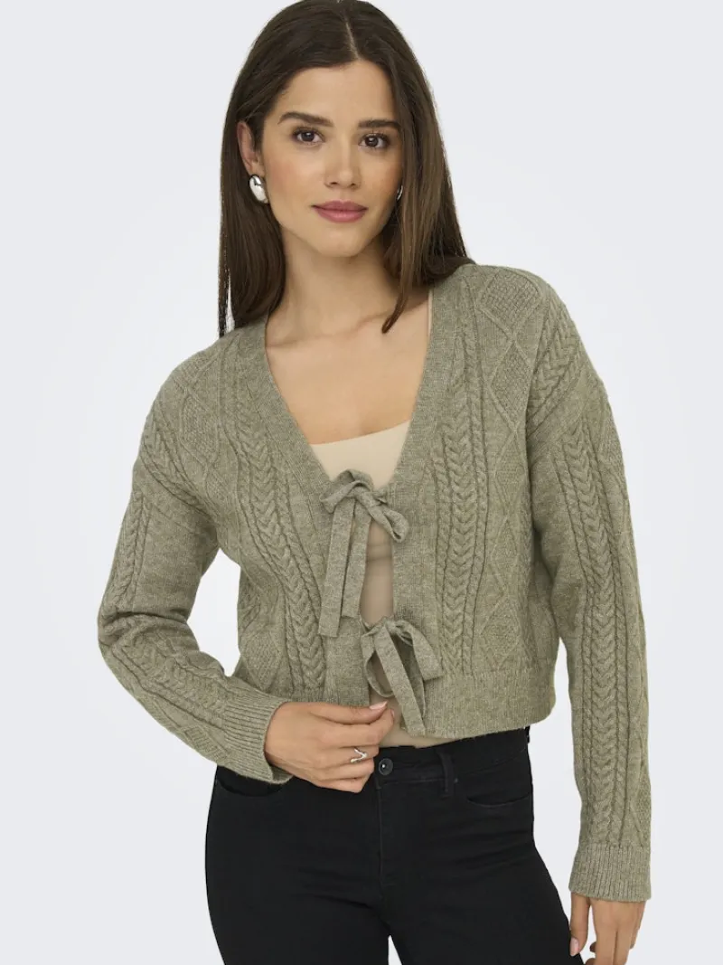 Only Pullover & Sweatshirts*ONLFIA LS STRING CARDIGAN KNT NOOS CUB