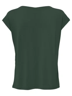 Only Shirts*ONLFREE LIFE S/S MOD.V-NECK TOP JRS NOOS sycamore