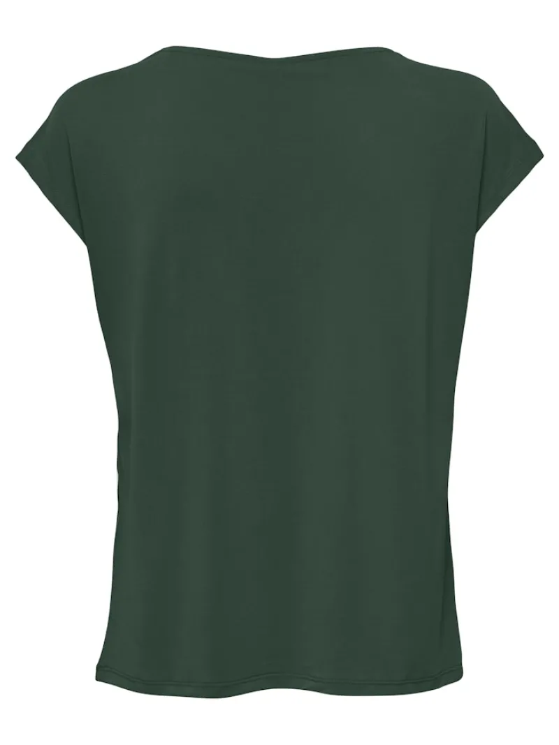 Only Shirts*ONLFREE LIFE S/S MOD.V-NECK TOP JRS NOOS sycamore