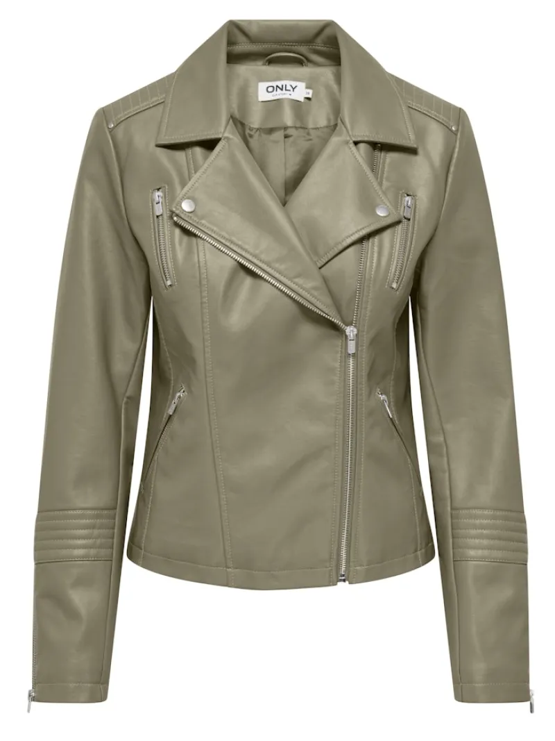 Only Jacken*ONLGEMMA FAUX LEATHER BIKER OTW NOOS Mermaid