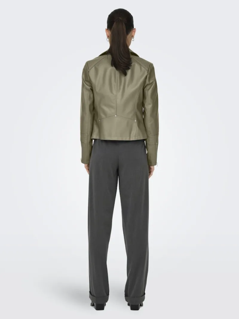 Only Jacken*ONLGEMMA FAUX LEATHER BIKER OTW NOOS Mermaid