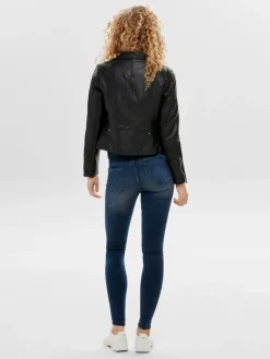 Only Jacken*ONLGEMMA FAUX LEATHER BIKER OTW NOOS Black