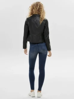 Only Jacken*ONLGEMMA FAUX LEATHER BIKER OTW NOOS Black