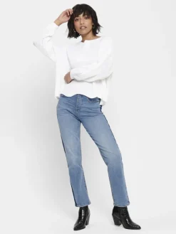 Only Pullover & Sweatshirts*ONLHILDE L/S PULLOVER RP KNT Cloud Dancer