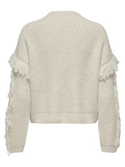 Only Pullover & Sweatshirts*ONLHOLLY LS SHORT CABLE HIGH NECK RP KNT birch