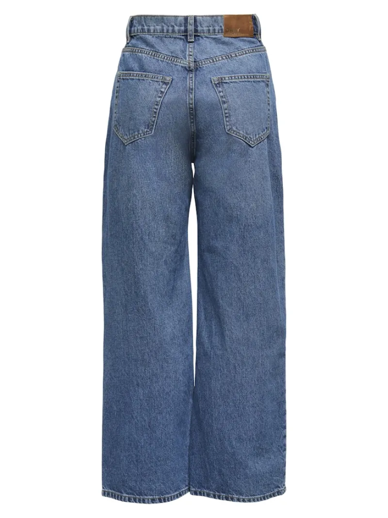 Only Jeans*ONLHOPE EX HW WIDE DNM ADD465 NOOS Medium Blue Denim