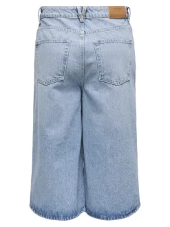 Only Shorts*ONLHOPE HW CULOTTE DNM TAI Light Blue Denim