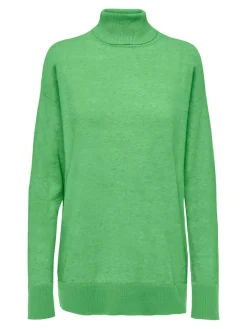 Only Pullover & Sweatshirts*ONLIBI LS LONG ROLLNECK CC KNT Island Green