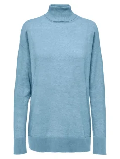 Only Pullover & Sweatshirts*ONLIBI LS LONG ROLLNECK CC KNT angel falls