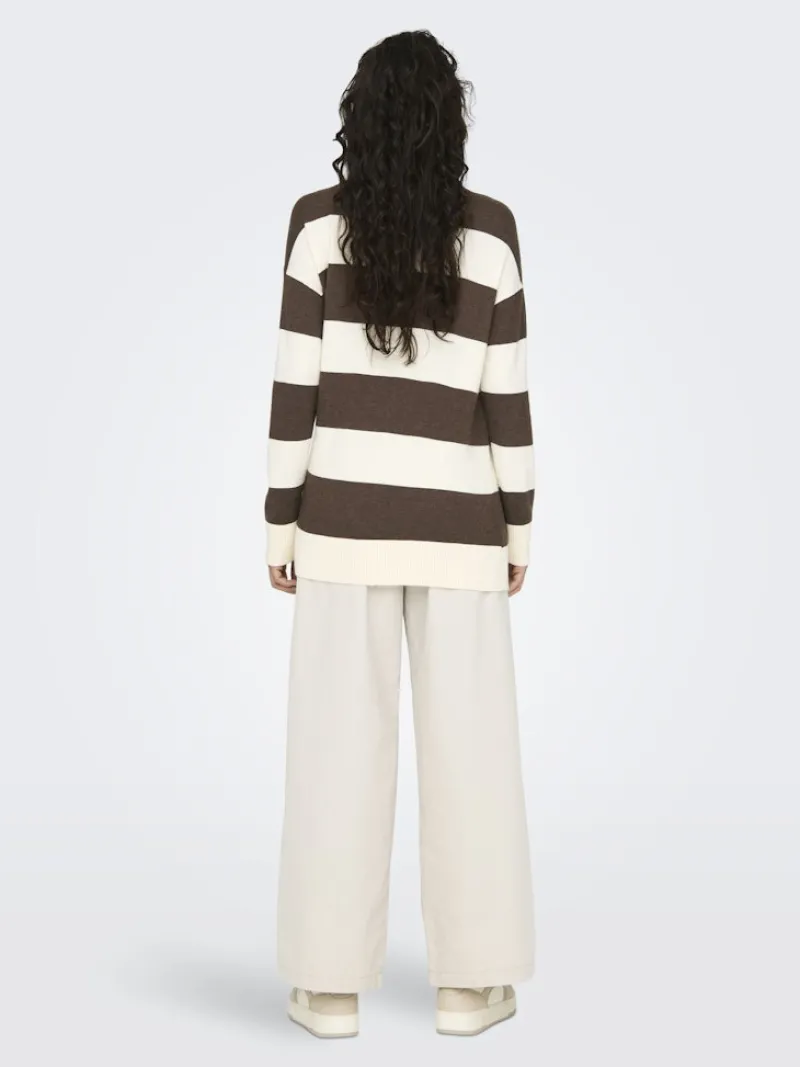 Only Pullover & Sweatshirts*ONLIBI LS LONG ROLLNECK CC KNT chestnut