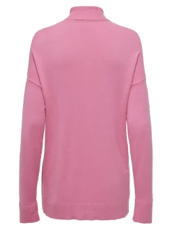 Only Pullover & Sweatshirts*ONLIBI LS LONG ROLLNECK CC KNT azalea pink