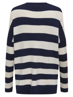 Only Pullover & Sweatshirts*ONLIBI LS LOOSE O-NECK CC KNT Maritime Blue