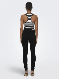 Only Jeans*ONLICONIC HW SK LONG ANK DNM NOOS Black Denim